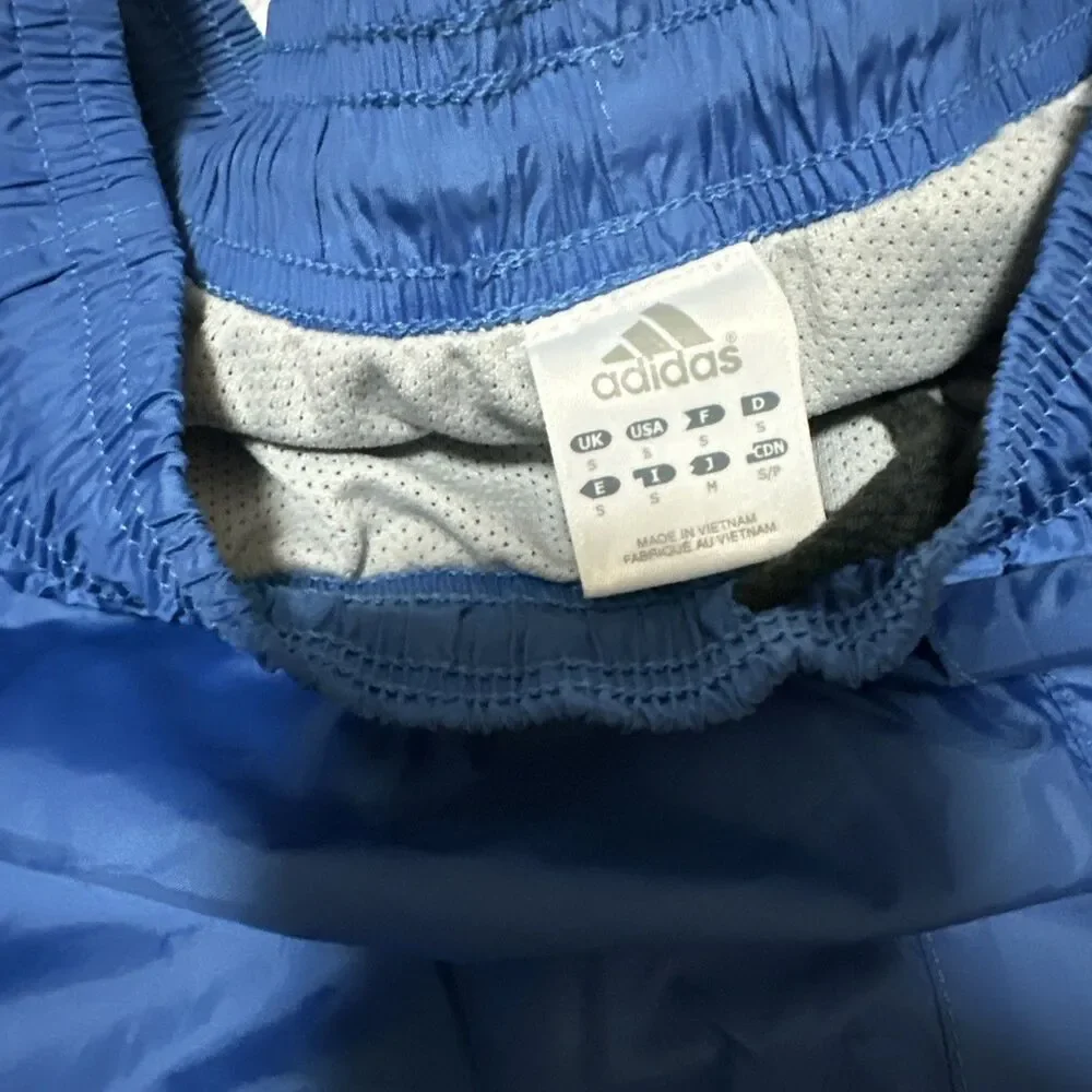 Adidas UCLA Blue Snap Track Pants Mens Small Lined Nylon Tear Away